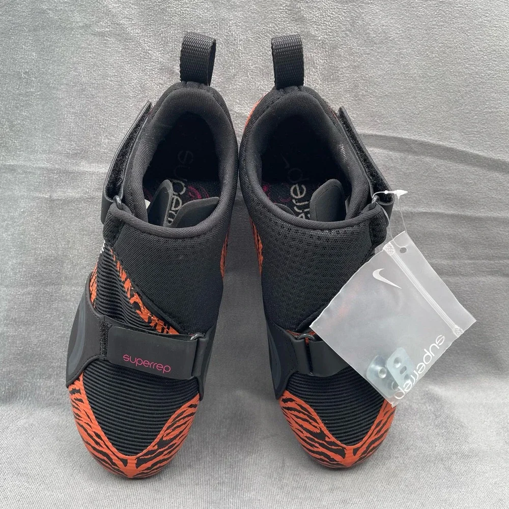 Nike SuperRep Cycle‎ Women’s Indoor Cycling Shoes Black Orange Size 6